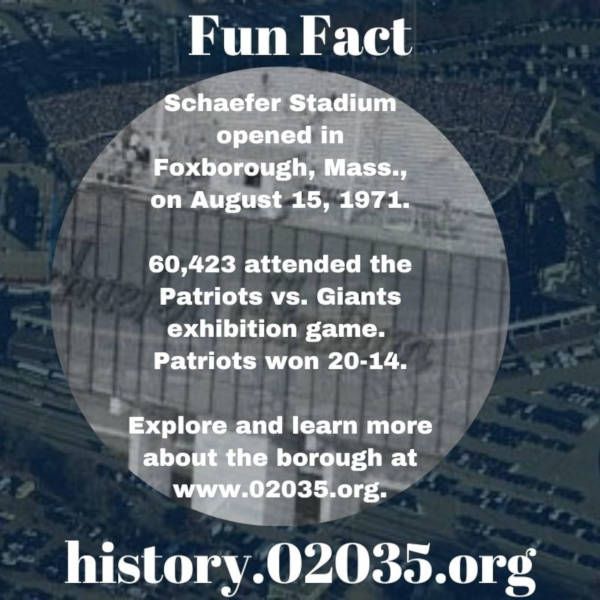 August 15, 1971, 02035, Foxborough