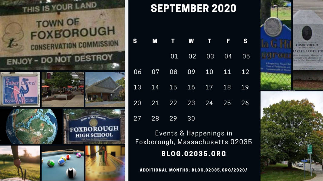 Events Calendar Foxborough 02035