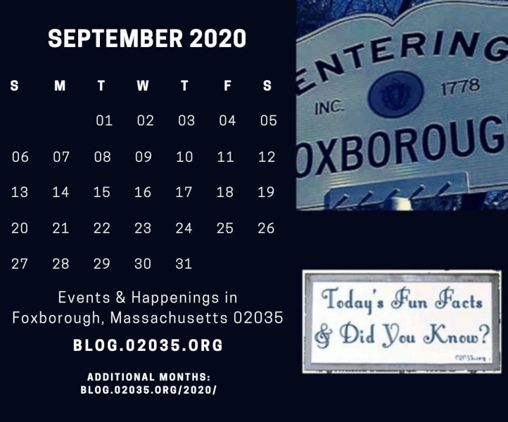 Calendar Of Events And Happenings In Foxborough 02035