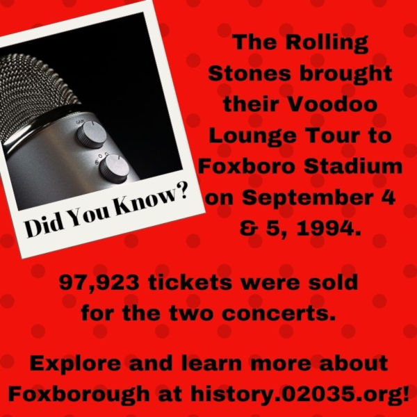 Fun Facts & Did You Know Rolling Stones in Foxborough 02035